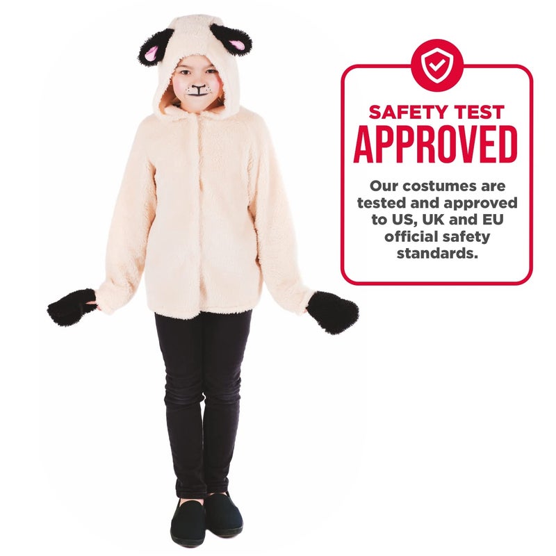 fun shack Sheep Costume for Kids, Lamb Costume for Kids, Girls Nativity Costumes, Girls Christmas Costumes, Small - Image 5